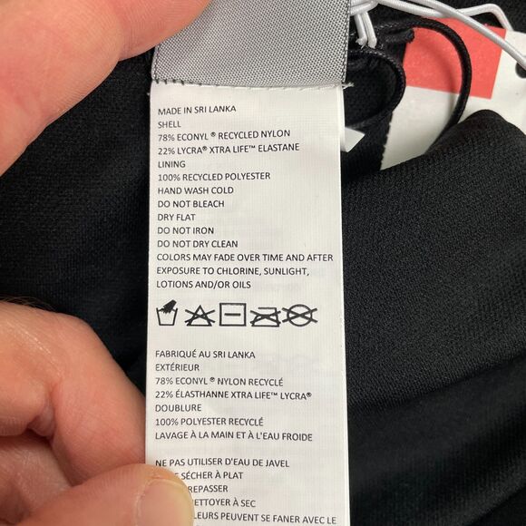 Prana Tulum Black Color Block Bikini Bottom Womens Large Multi Swimwear NWT New - Picture 4 of 10